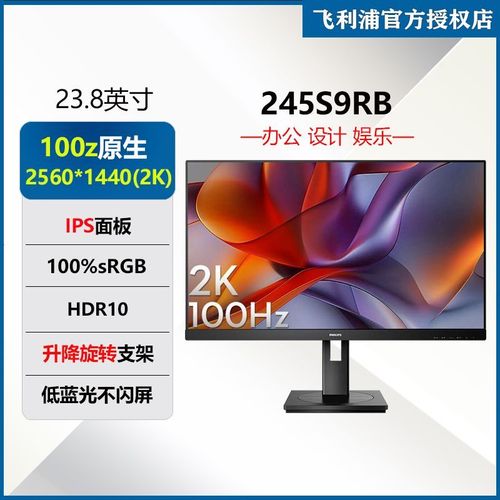 Close-up of monitor screen showing high resolution