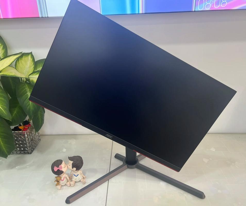 电竞显示器接口特写