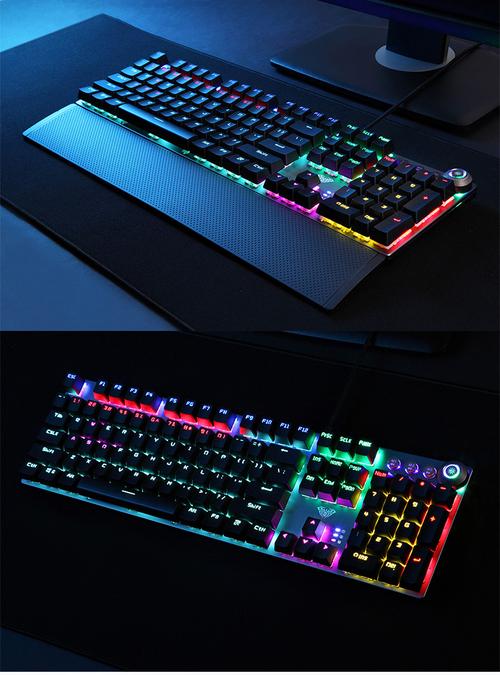 Keyboard keys with backlight