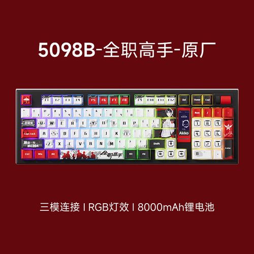 AKKO 5098B Plus 叶修-原厂-钢琴轴机械键盘深度评测:全键热插拔与RGB背光的完美结合