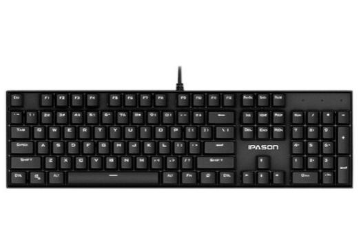 Mechanical keyboard close-up