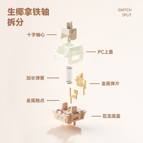 键盘连接接口及轴体