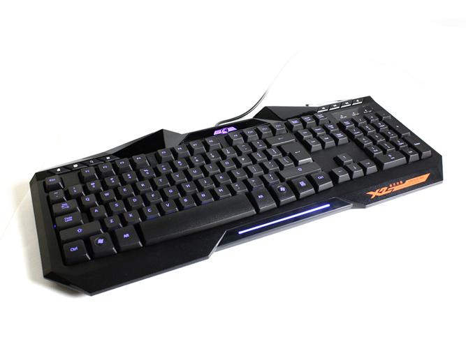 Gaming keyboard in use