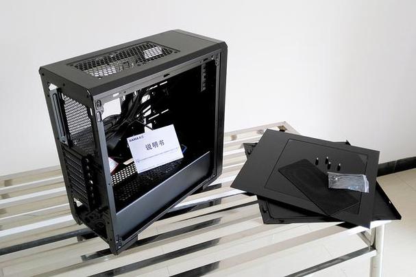 Gaming PC interior with cooling fans