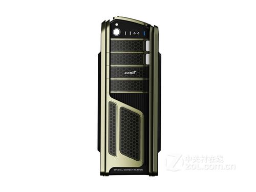 游戏悍将刀锋特战机箱外观军绿色硬核设计