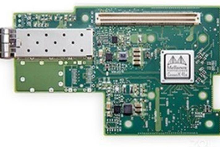 Mellanox MCX4411A-ACAN 芯片特写