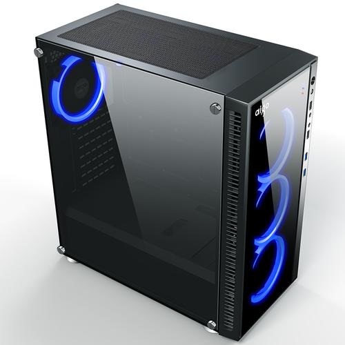 PC hardware closeup with USB ports