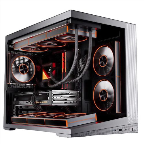 Computer cooling fans inside case