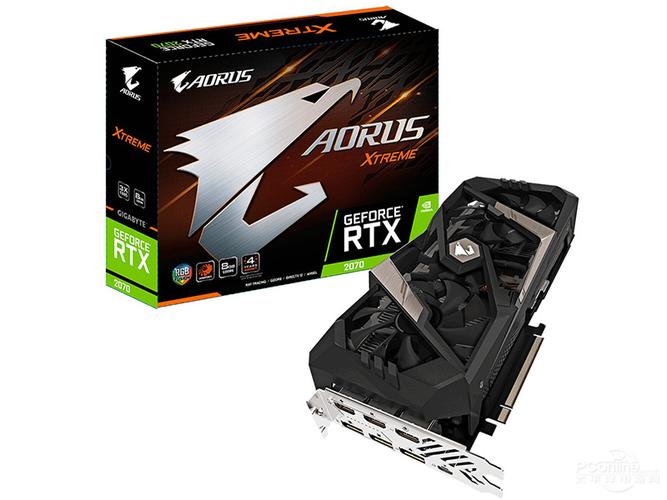 技嘉 AORUS RTX 2070 XTREME 显卡外观特写