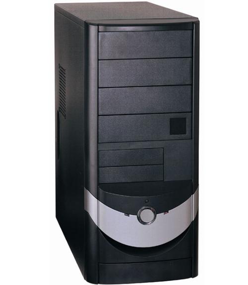 Computer chassis close-up