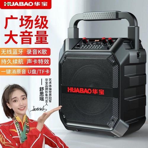 华宝F101音箱侧面及接口