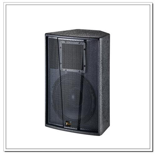 Person holding a speaker