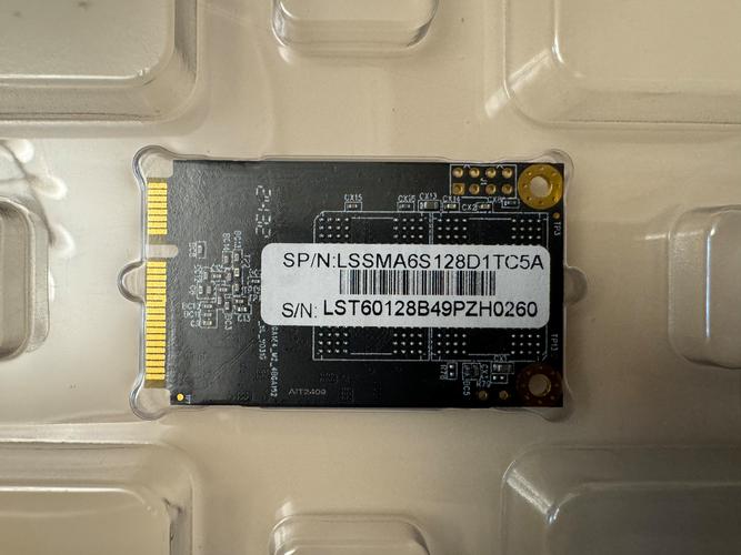 mSATA SSD close-up