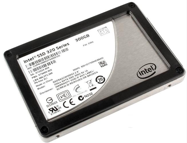 Intel 320 G3 SSD外观设计