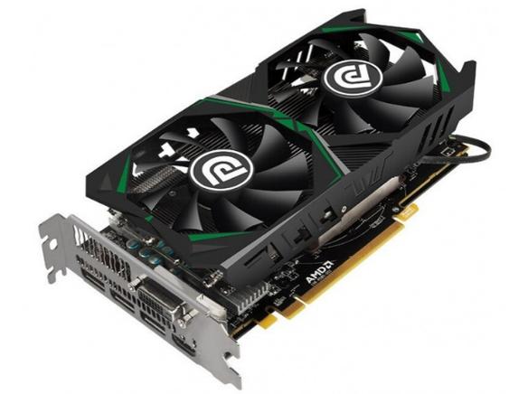 Pandmao RX 580 card design in a PC case