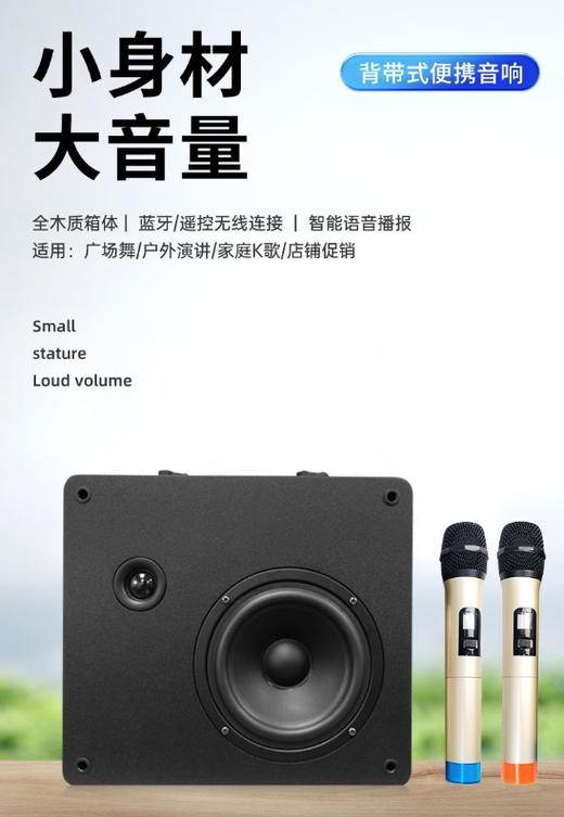 木质音箱外观