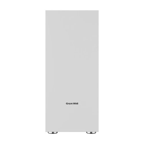 Gaming PC build with glass side panel