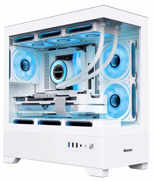 航嘉GX760M追梦白色机箱正面