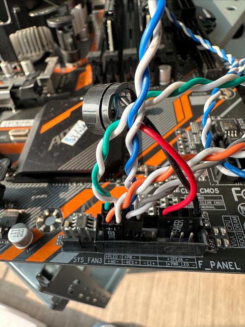 Computer case with RGB fans