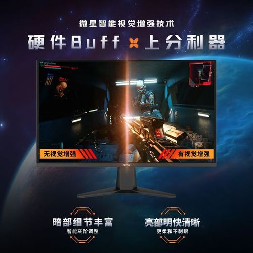 微星MAG 325QF E18V背部接口