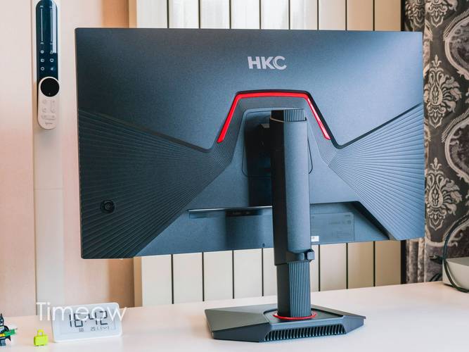 HKC G27M4显示器支架和接口