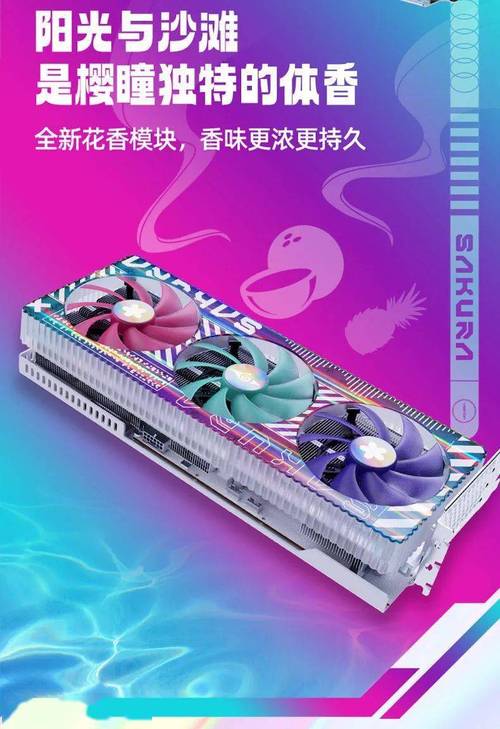 显卡散热系统特写