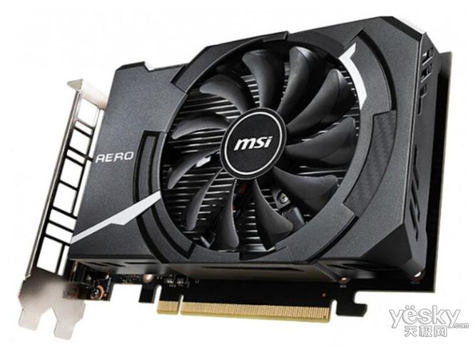 微星GTX 1650 AERO ITX显卡正面