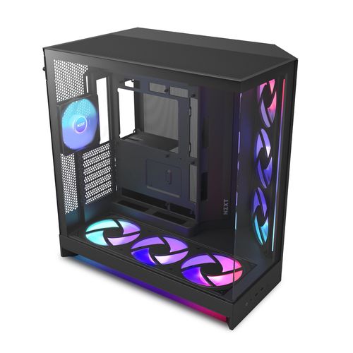 NZXT H9 系列机箱焕新登场:双腔设计、270°全景侧透,起售价1299元