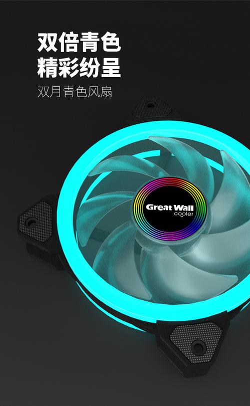 风扇规格对比示意图