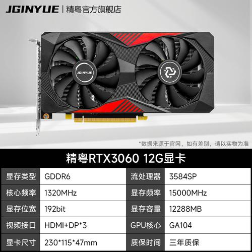 RTX 3060核心规格
