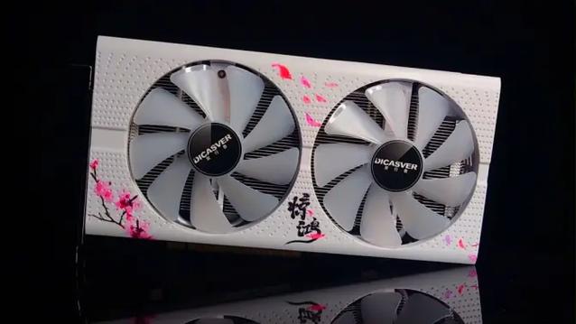 发行者RX580 8GB惊鸿显卡外观