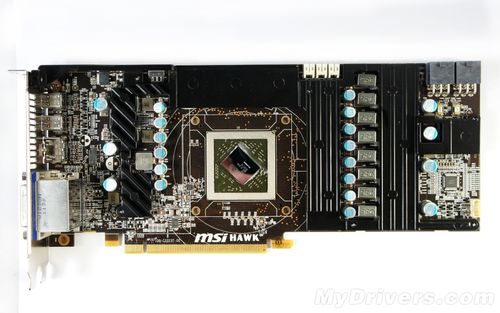 微星R6870 Hawk散热器特写
