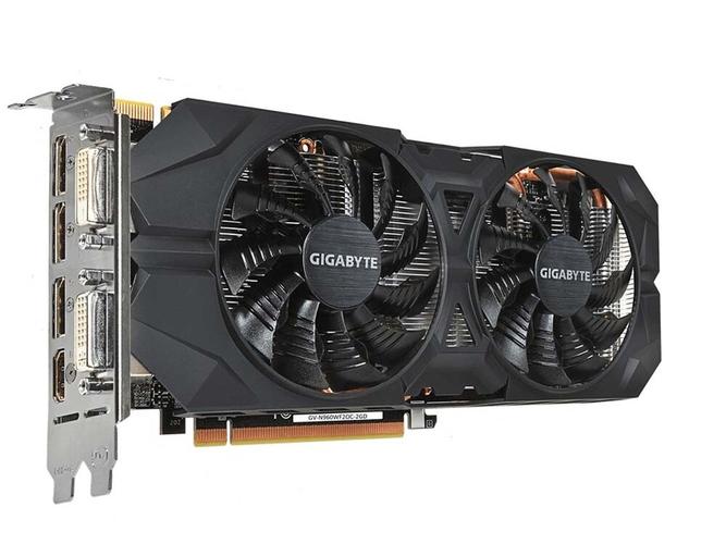 技嘉GTX 960显卡正面外观