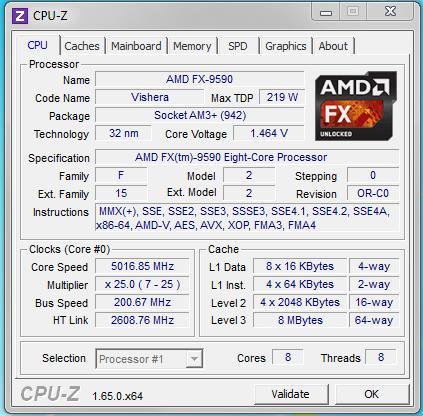CPU 性能测试界面