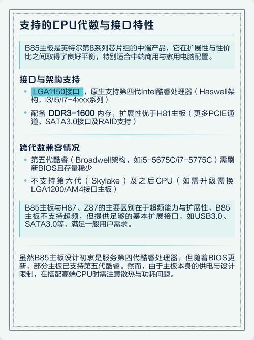 Intel B85芯片组特写