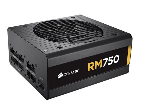 海盗船RM750e电源实物图