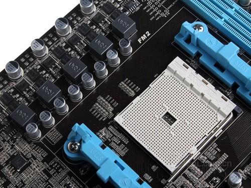 Socket FM2 CPU 插槽特写