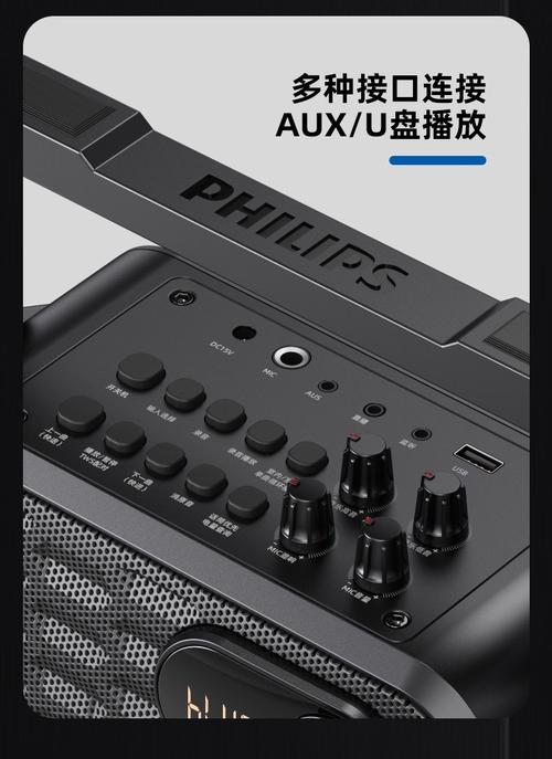 音箱单元与接口特写