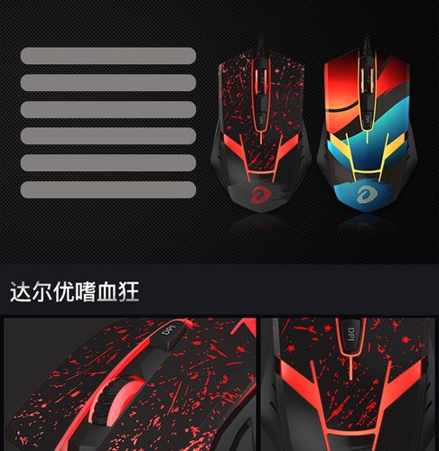 鼠标整体尺寸与接口展示