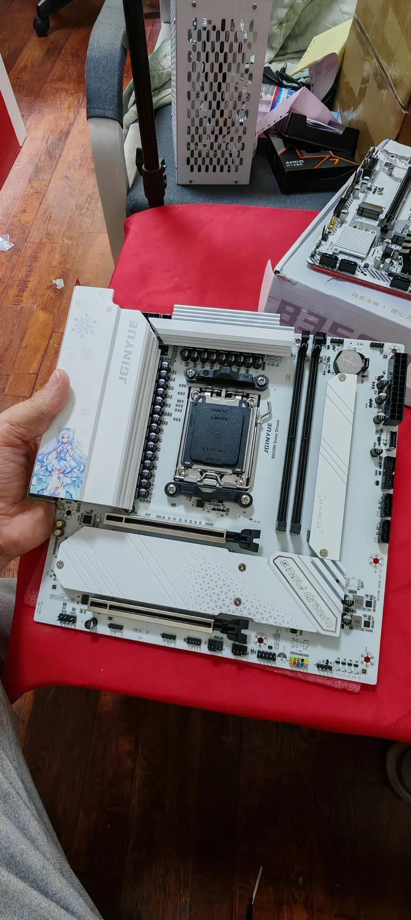 High-performance motherboard showcase