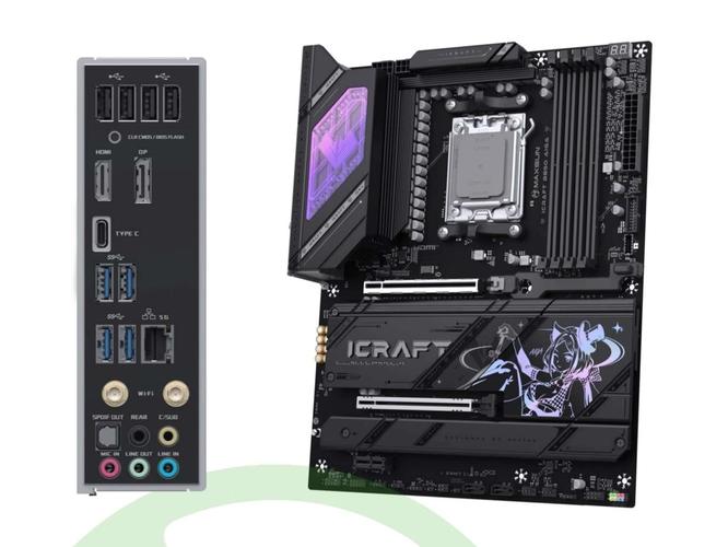 DDR5 内存条特写