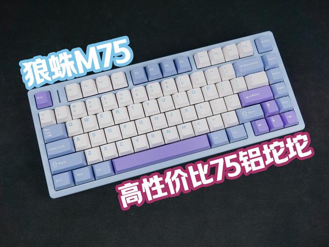 狼蛛Fire75 浅唱烈焰紫轴V2深度评测：RGB美学与客制化的完美融合