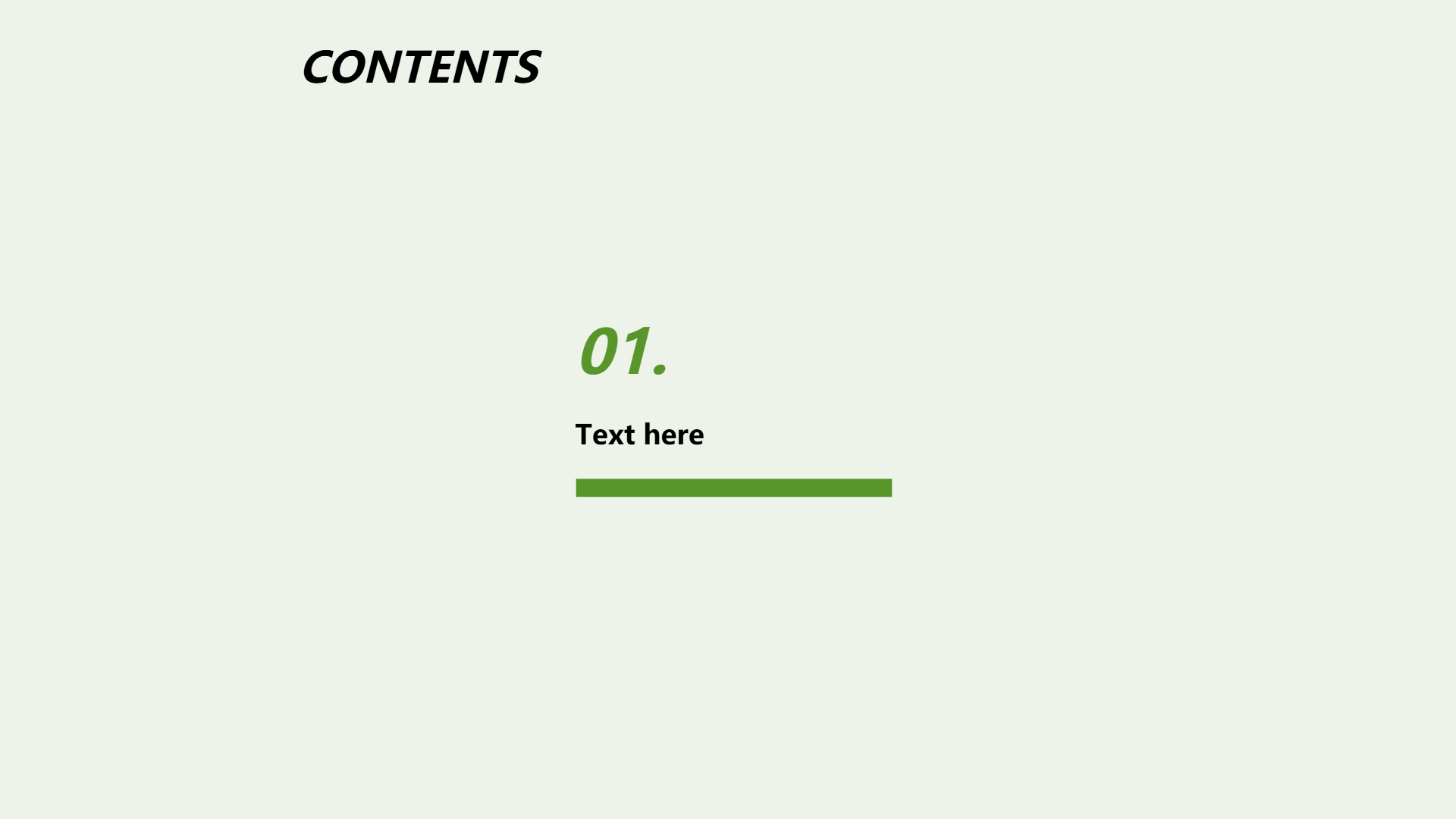 绿色清新可爱风格演示模版 - 第 2 页