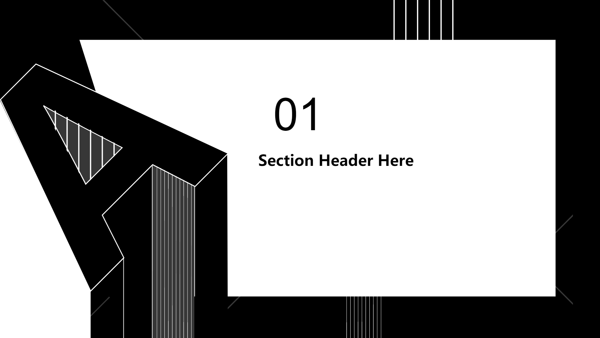 大气简约黑色通用演示模板 - 第 3 页