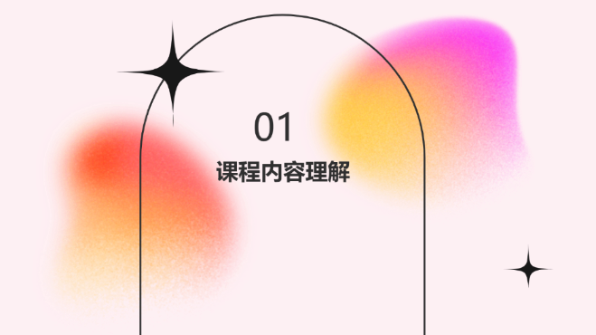 课程学习汇报答辩演示模版 - 第 3 页