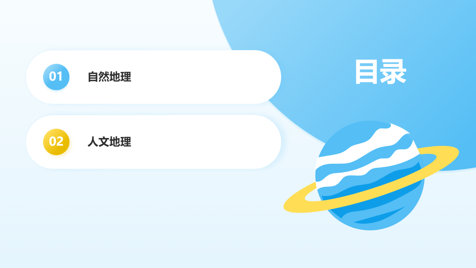 地理课程通用课件模版 - 第 2 页