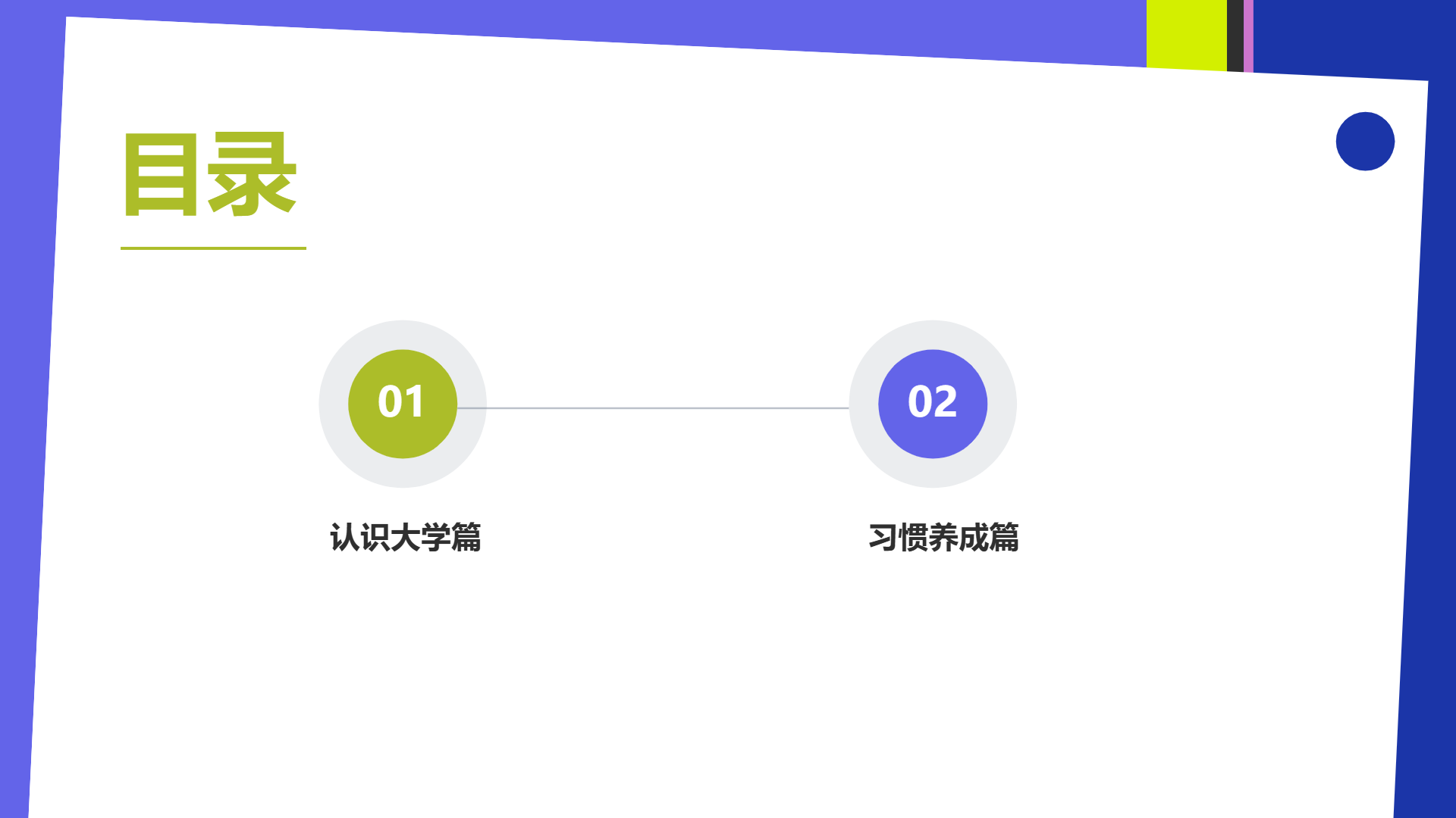 紫色通用教育培训课件模板 - 第 2 页