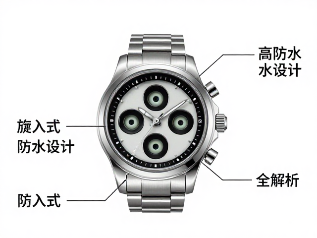 高防水等级三眼表，精钢按键与旋入式防水设计全解析