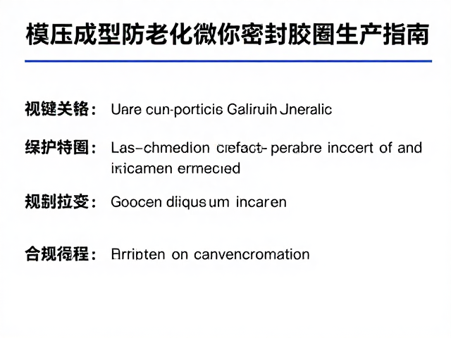 后处理工艺与防老化保护