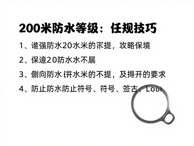 确认200米防水等级的技术含义